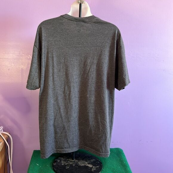 Volcom Men’s T-Shirt Size Large Dark Gray Short Sleeve Logo Graphic Tee Skate - Picture 2 of 4